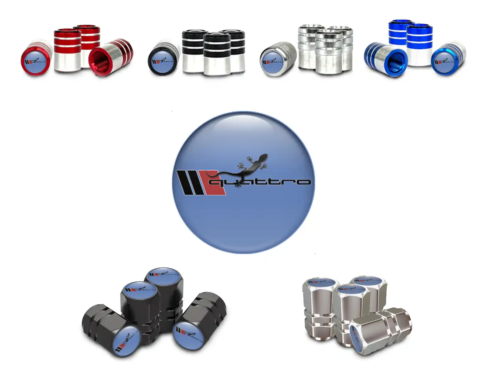Tire Valve Caps for Bike Force Style